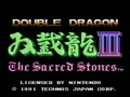 Double Dragon III - The Sacred Stones (Euro)