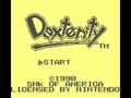 Dexterity (Euro, USA) - Screen 2