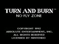 Turn and Burn - No-Fly Zone (Euro) - Screen 1