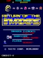 Return of the Invaders - Screen 1