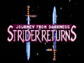 Journey from Darkness - Strider Returns (Euro, USA) - Screen 2