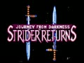 Journey from Darkness - Strider Returns (Euro, USA) - Screen 3