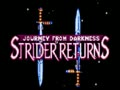 Journey from Darkness - Strider Returns (Euro, USA) - Screen 5