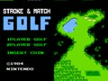 Vs. Stroke & Match Golf (Ladies Version, set LG4 ?) - Screen 1