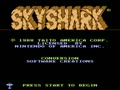 Sky Shark (USA, Rev. 0A) - Screen 1