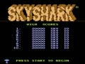 Sky Shark (USA, Rev. 0A) - Screen 2
