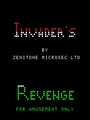 Invader's Revenge (set 1) - Screen 1