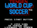Tengen World Cup Soccer (Euro, USA) - Screen 1