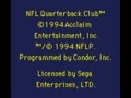 NFL Quarterback Club (World) - Screen 1