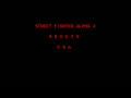 Street Fighter Alpha 3 (USA 980629) - Screen 1