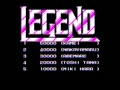Legend - Screen 1