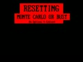 Monte Carlo Or Bust (Bwb) (MPU4 Video) - Screen 1