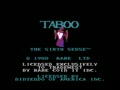 Taboo - The Sixth Sense (USA, Rev. A) - Screen 1