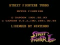 Street Fighter II Turbo - Hyper Fighting (USA, Alt) - Screen 1