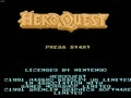 Hero Quest (USA, Prototype) - Screen 1