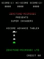 Super Invaders (Zenitone-Microsec) - Screen 1