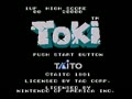 Toki (USA) - Screen 1