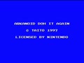 Arkanoid - Doh It Again (Euro) - Screen 1