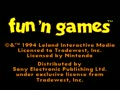 Fun 'n Games (Euro) - Screen 1