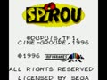 Spirou (Euro, Prototype) - Screen 5