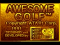 Awesome Golf (Euro, USA) - Screen 1