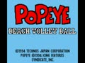 Popeye no Beach Volleyball (Jpn) - Screen 3