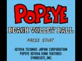 Popeye no Beach Volleyball (Jpn) - Screen 5