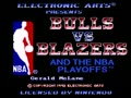 Bulls vs Blazers and the NBA Playoffs (Euro, Rev. A) - Screen 4