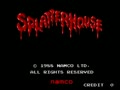 Splatter House (World old version) - Screen 1
