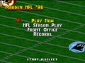Madden NFL 96 (USA) - Screen 5
