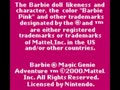 Barbie - Magic Genie Adventure (USA) - Screen 1