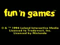 Fun 'n Games (USA) - Screen 1