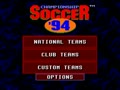 Championship Soccer '94 (USA) - Screen 2