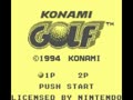 Konami Golf (Euro) - Screen 2