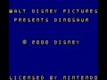 Dinosaur (Euro) - Screen 1