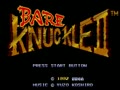 Bare Knuckle II (Jpn, Prototype) - Screen 5