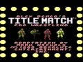 Title Match Pro Wrestling (NTSC) - Screen 1