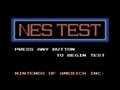 Nintendo World Class Service - Control Deck Test Cartridge (USA) - Screen 1