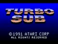 Turbo Sub (Euro, USA) - Screen 1