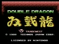 Double Dragon (Euro) - Screen 1