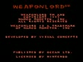 WeaponLord (Euro) - Screen 1