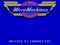 Micro Machines (Euro, USA, Alt) - Screen 1