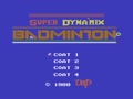 Super Dyna'Mix Badminton (Jpn) - Screen 1