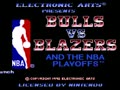 Bulls vs Blazers and the NBA Playoffs (USA, Rev. A) - Screen 2