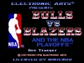 Bulls vs Blazers and the NBA Playoffs (USA, Rev. A)