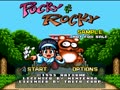 Pocky & Rocky (Euro, Sample) - Screen 4