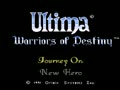 Ultima - Warriors of Destiny (USA) - Screen 2