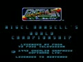 Nigel Mansell's World Championship Racing (Euro) - Screen 1