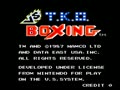 Vs. T.K.O. Boxing - Screen 1
