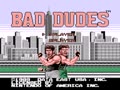 Bad Dudes (USA) - Screen 2